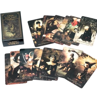 Grim Tales ไพ่ทาโรต์ 78 ชิ้น Egnlish 10.3*6 ซม