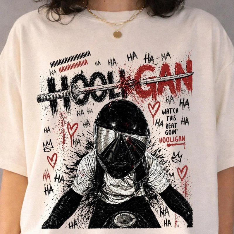 เสื้อยืดลายกราฟิก BTS Arirang Album Tour Hooligan ผ้าฝ้าย 100% สำหรับทุกเพศ เสื้อแฟชั่นเรโทรสำหรับผู้ชายและผู้หญิง วง Kp