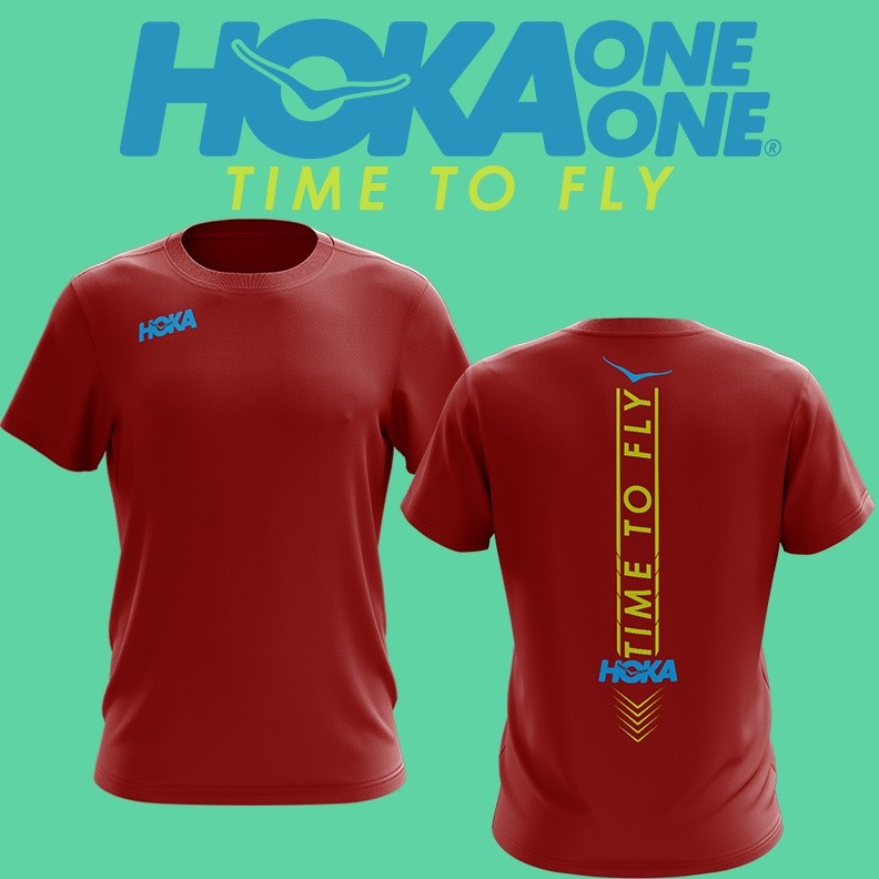ขายดี HOKA ONE TIME TO FLY OUTDOOR VER.2 RUNNING T SHIRT รูปที่ 3
