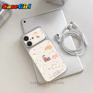 [✅คุ้มค่าที่สุด] สำหรับ iPhone 16 13 17 15 11 14 12 Pro Max 16 15 14Plus ลายแมวน่ารักพิมพ์เต็มน่ารักมากกันกระแทก
