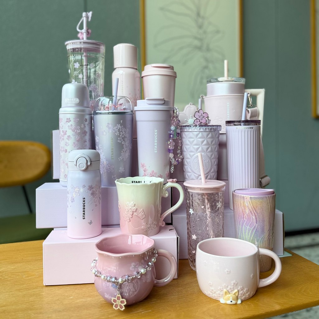 Starbucks Cup 2026 Twilight Sakura Piannpian Double Drink Cup 2026 Twilight Sakura Pian Double Drink20260525