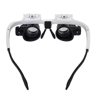 Zeblu 2022 8X/23X Double Eye LED โคมไฟแว่นขยายแว่นตาแว่นขยาย Loupe lu