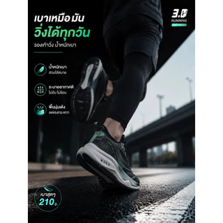 รองเท้ากีฬาสไตล์เกาหลีสำหรับผู้ชาย พื้นหนา พื้นนุ่ม ใส่สบาย เหมาะสำหรับทำงานและออกกำลังกาย พร้อมส่งไทย
