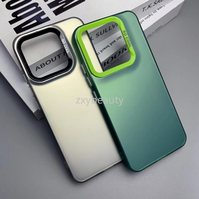 สําหรับXiaomi 17T Pro 17 15T 14T 2026 5G 4GกรณีโลหะFrosted Hardคู่หรูหราเลเซอร์สําหรับMi 17TPro 15TPro 14TPro Mi17T Shellปกหลัง
