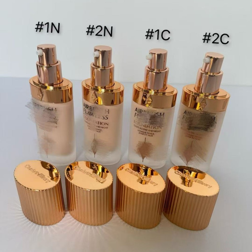 ขายร้อน ~ C4 สีขวดแก้ว Liquid Foundation Fixing คอนซีลเลอร์ BBT ครีม Moisturizing Fixing แต่งหน้าสเป