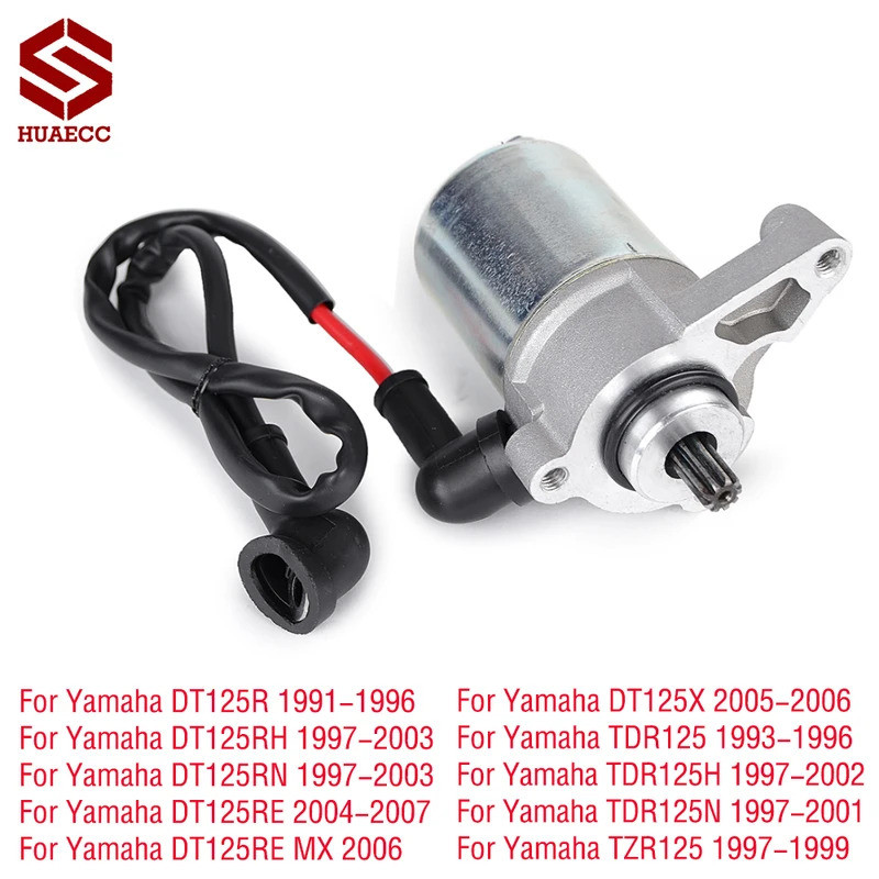 มอเตอร์สตาร์ทสําหรับ Yamaha TZR125 1997-1999 TDR125 TDR125H TDR125N DT125X DT125R DT125RH DT125RN DT