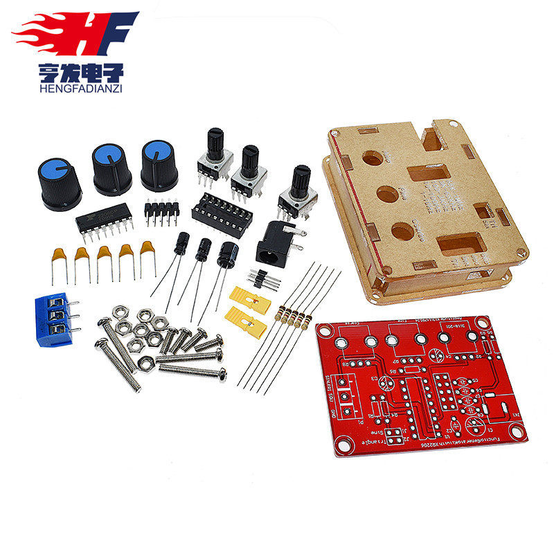 XR2206 เครื่องกําเนิดสัญญาณความแม่นยําสูง DIY อะไหล่พร้อมฟังก์ชั่นเชลล์เครื่องกําเนิดไฟฟ้าคลื่นไซน์