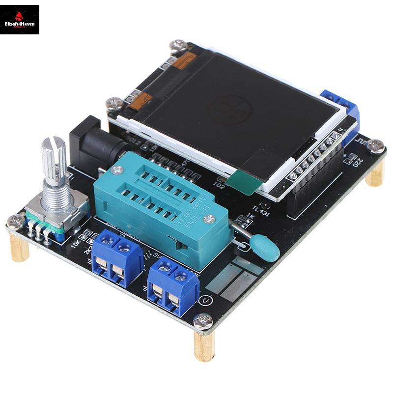 GM328A เครื่องทดสอบทรานซิสเตอร์ประกอบ LCR Diode ESR Capacitance Meter