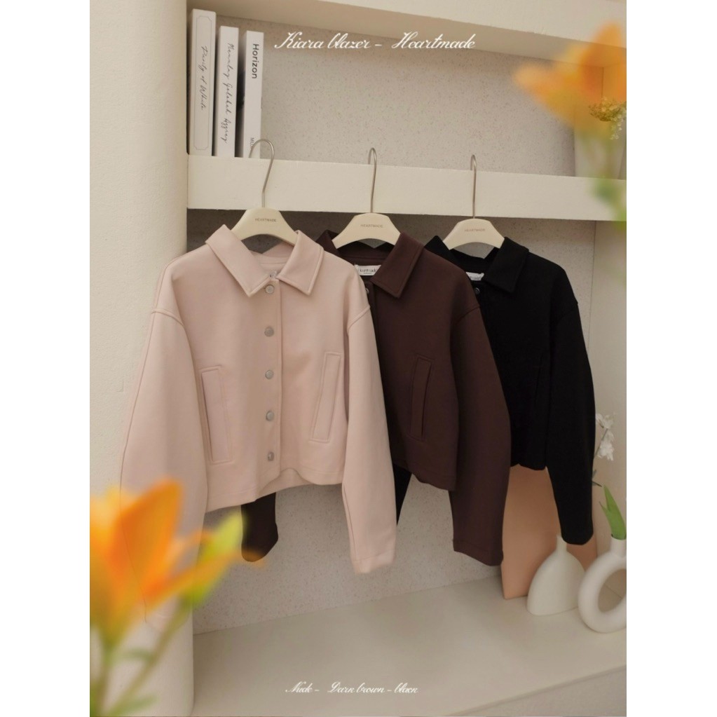 Heartmade-Kiar blazer(สินค้าพร้อมส่ง)🪡