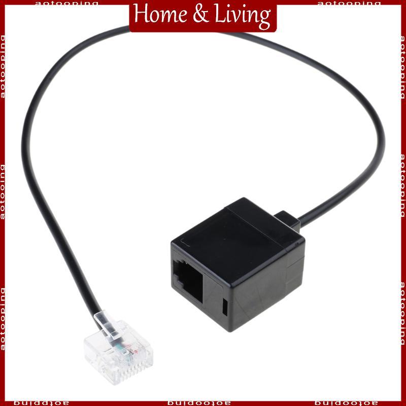 AOTO Ethernet RJ45 Male to RJ11 Female Adapter Cable Connector RJ45 to RJ11 Converter