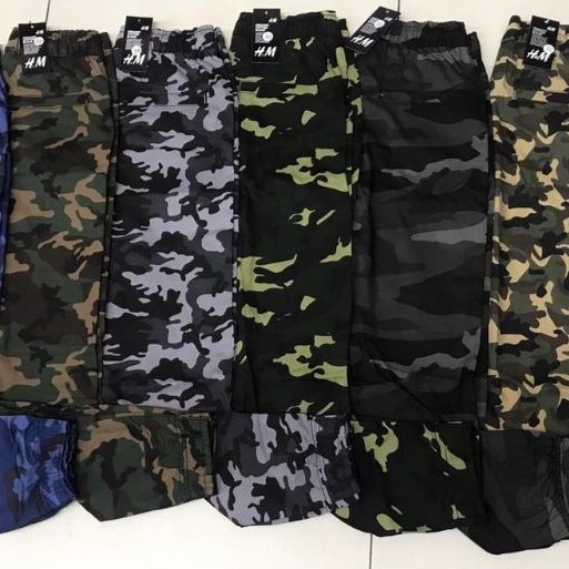 0 H&M Army Jogger กางเกงสแล็ก Unisex viral