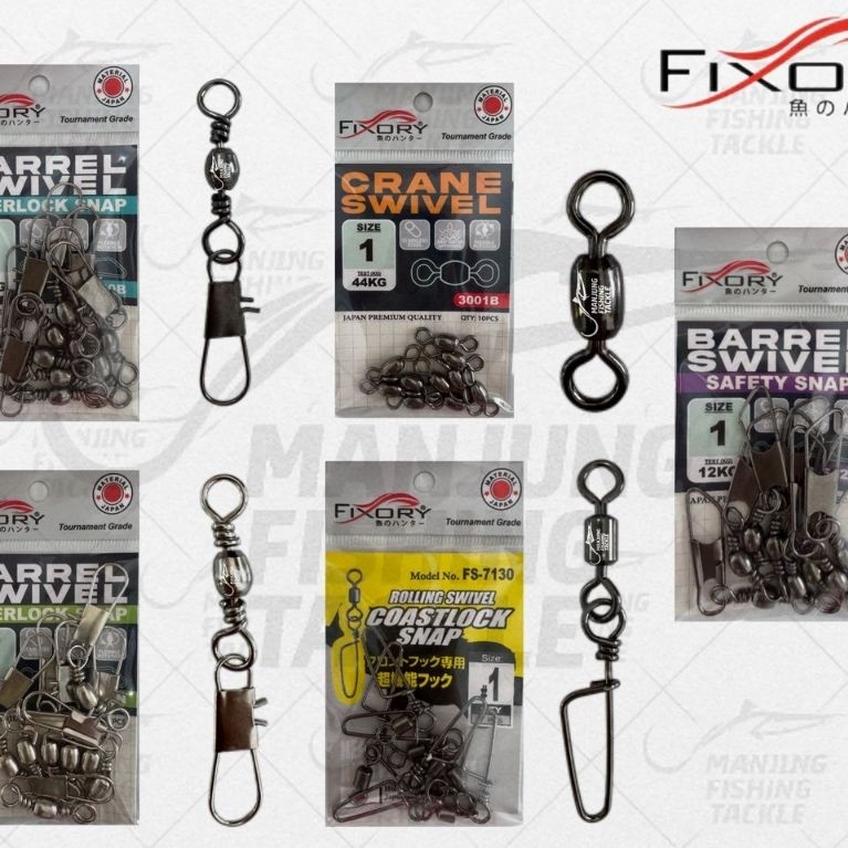 FIXORY Snap + Rolling Swivel (3001B/5620B/5620N/5640B/5640N/8473B/FS-7110/FS-7130/FS-7140)