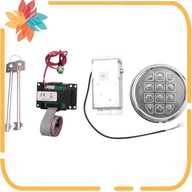 Safe Lock Electronic Digital Safe Lock Replacement Solenoid W/ 2 Key