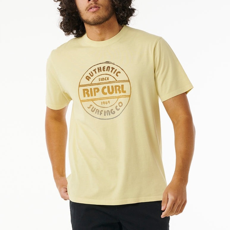 男女同款圆领RipCurl Men Surf Revival Stamp Tee 212