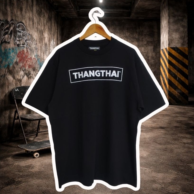 THANGTHAI TTS EDITION เสื้อยืดสไตล์สตรีท ทรงโอเวอร์ไซส์ ผ้าคอตตอนร้อยพรีเมี่ยม