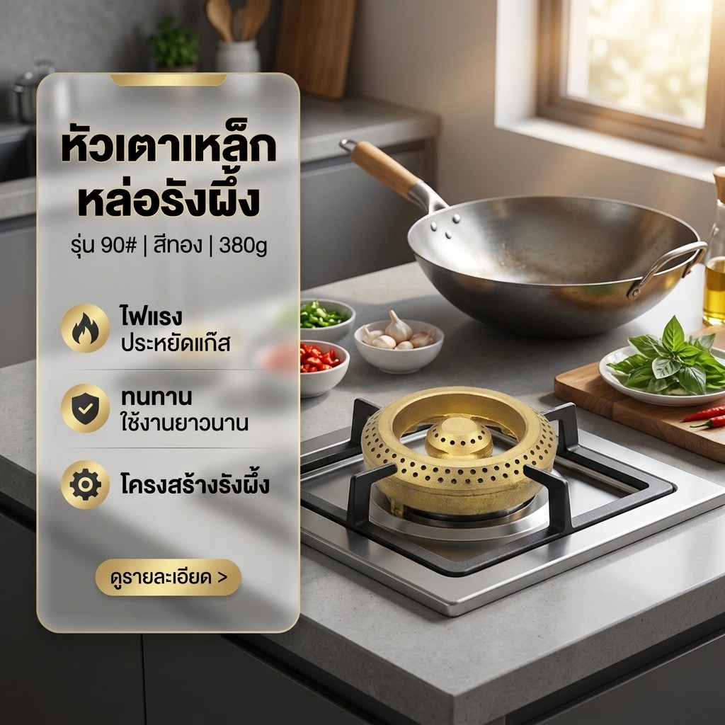 หัวเตาแก๊ส สำหรับรุ่น GS-895 G-2019 X-2300 X-2400 X-2500 X-3300 X-3500
