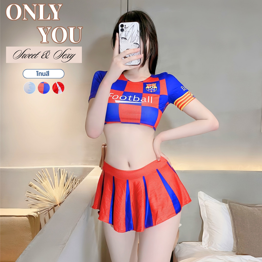 ONLY YOU  ชุดกีฬา คอสเพลย์เซ็กซี่ ชุดยั่วผัวเซ็กซี่  ⚽ M-5XL | 40-100กก. O-149