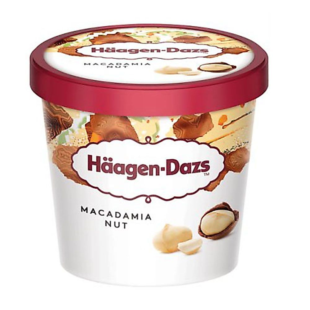 [สินค้าส่งด่วน] ฮาเก้นดาส ไอศกรีม แม็กคาดาเมียนัท 81 กรัม HAAGEN-DAZS MACADAMIA NUT ICE CREAM 81 G