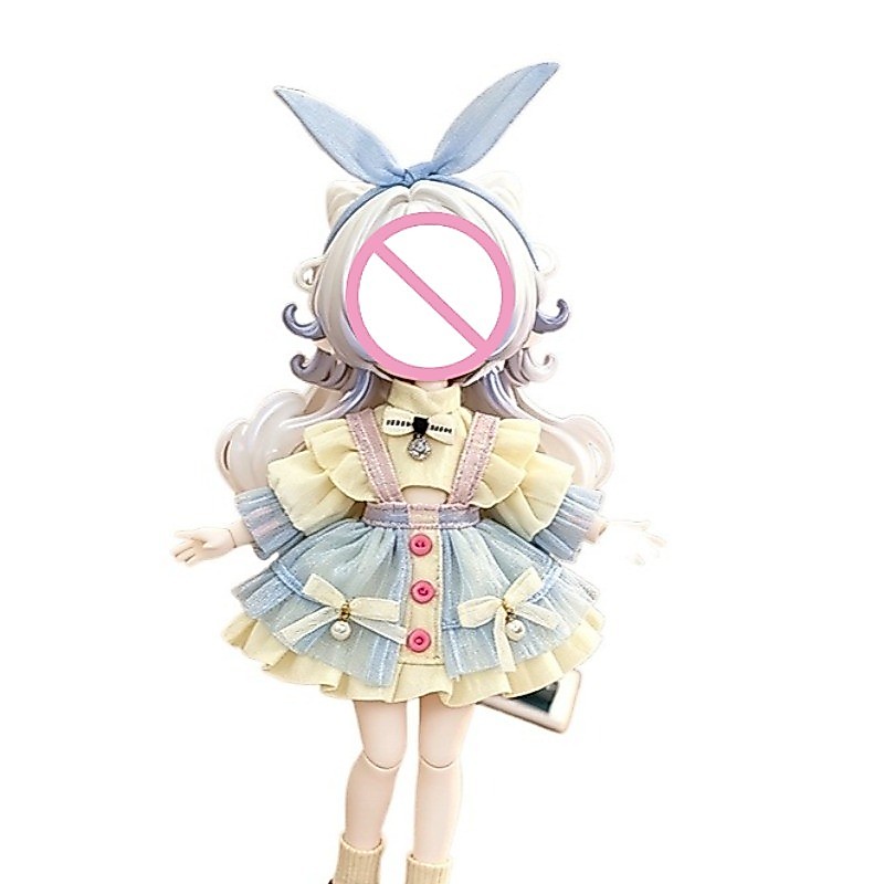 เสื้อผ้าตุ๊กตา เหมาะสําหรับ 15-17 ซม. Asiti Body BONIE ตุ๊กตา BJD DIY Dressing ชุดของเล่นอุปกรณ์เสริม (ไม่มีตุ๊กตา,เฉพาะเสื้อผ้า)