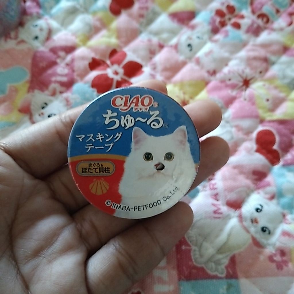 เทปกาวลาย "Ciao Chu~Ru" ลายขนมแมวเลีย CIAO ที่เป็นเอกลักษณ์