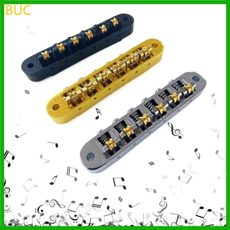 BUC Guitar Roller Bridge พร้อม Stopbar Studs Roller Tune-O-Matic Bridge