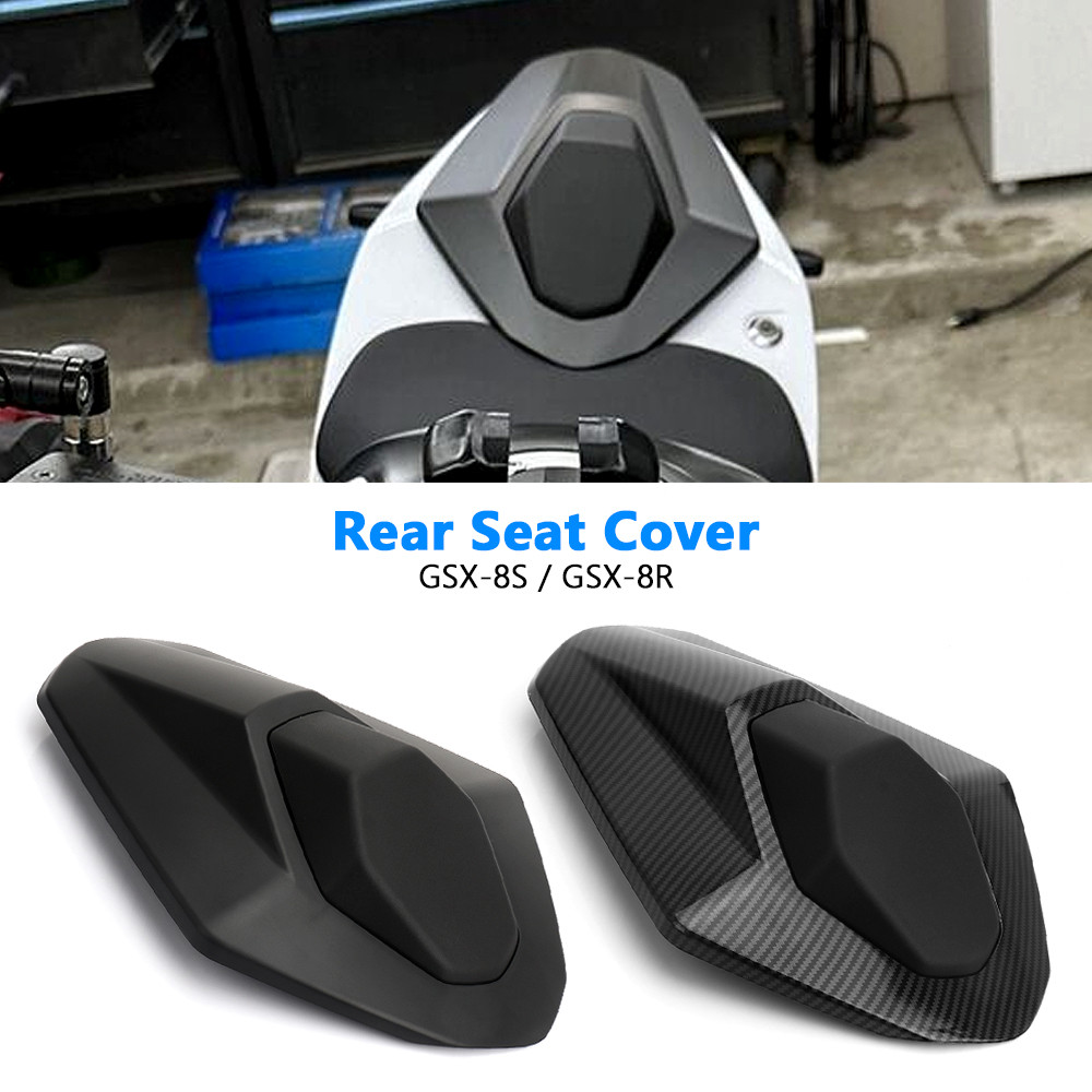 MAMotorcycle Rear Pillion Passenger Seat Cover Carbon fiber Black For Suzuki GSX-8R GSX 8R GSX8R 202