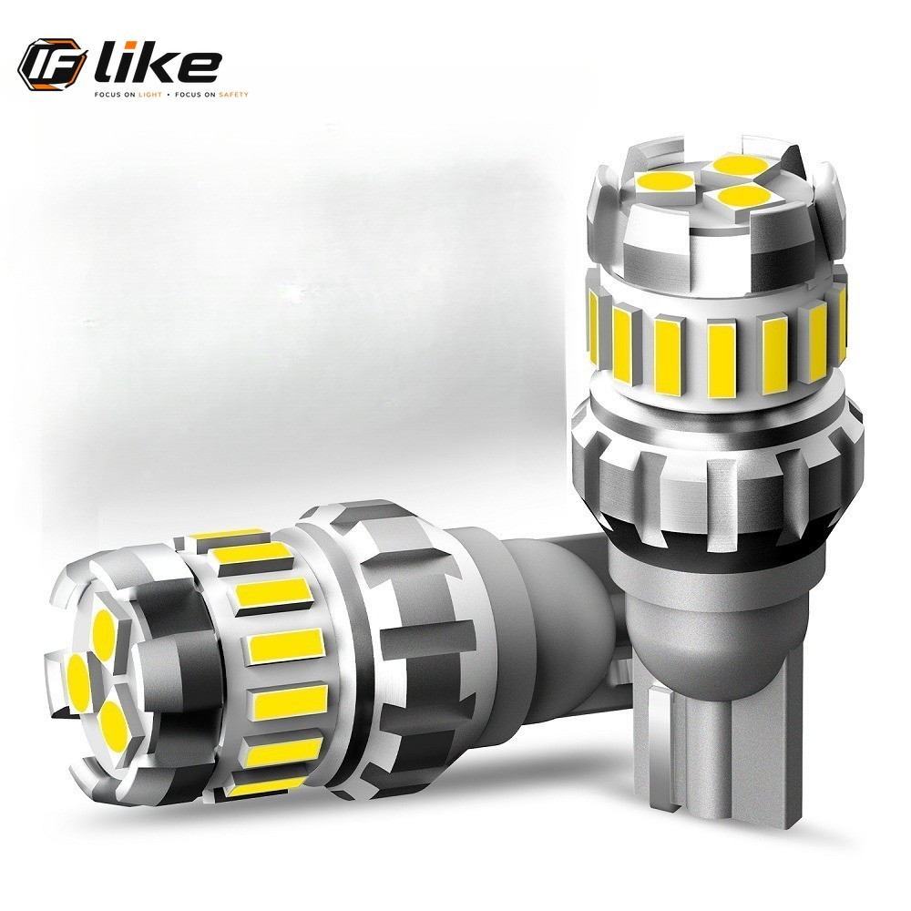 1 PC W16W T15 LED T16 หลอดไฟ Canbus ข้อผิดพลาดฟรี สํารองไฟถอย LED 921 912 หลอดไฟไฟเบรค Xenon สีขาว DC12V
