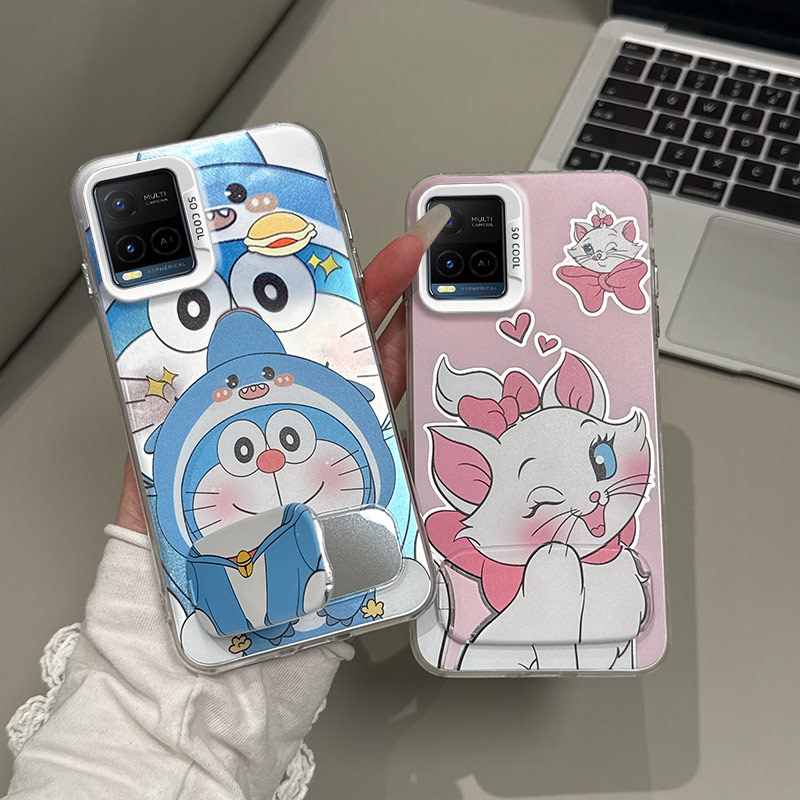 เคส vivo y21 vivo y21s y21t y33s y33t เคส สีเงิน เคสโทรศัพท์ป้องกันการล่มสลาย bts