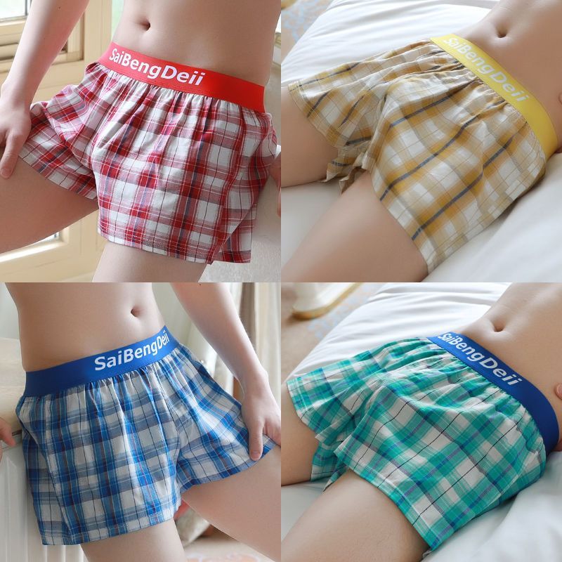 Arrow กางเกงผู้ชายรุ่นหลวม Quick-Drying Boxer อินเทรนด์ขนาดใหญ่ Breathable Boxer ผ้าฝ้ายแท้สบายด้านใ