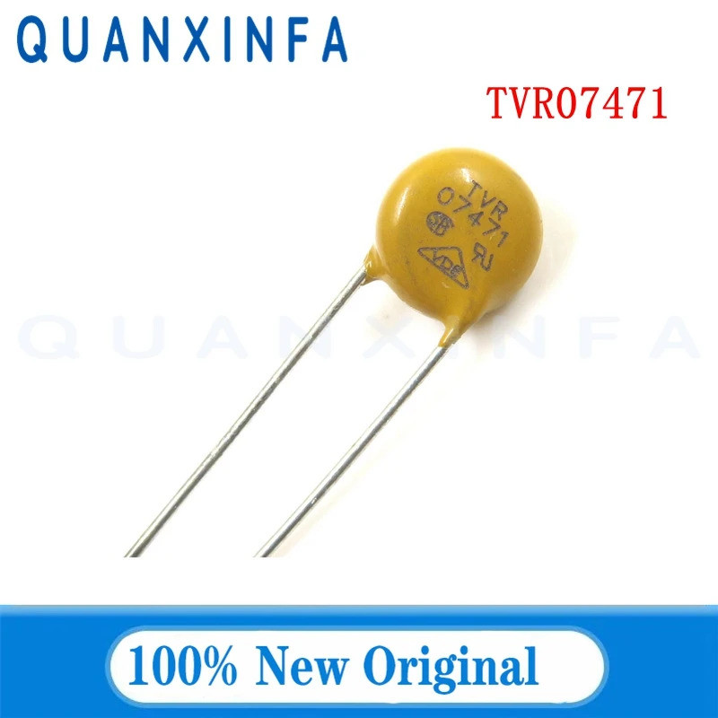 10PCS TVR07471 TVR07471KSY TVR 07471 07D471 07K471 470V varistor ความต้านทานในสต็อก QYYF