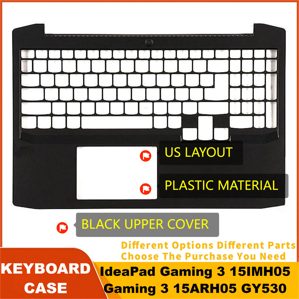 กรณีใหม่สําหรับ lenovo IdeaPad Gaming 3 15IMH05 3-15ARH05 GY530 แล็ปท็อป Palmrest ฝาครอบด้านบน AP1JM