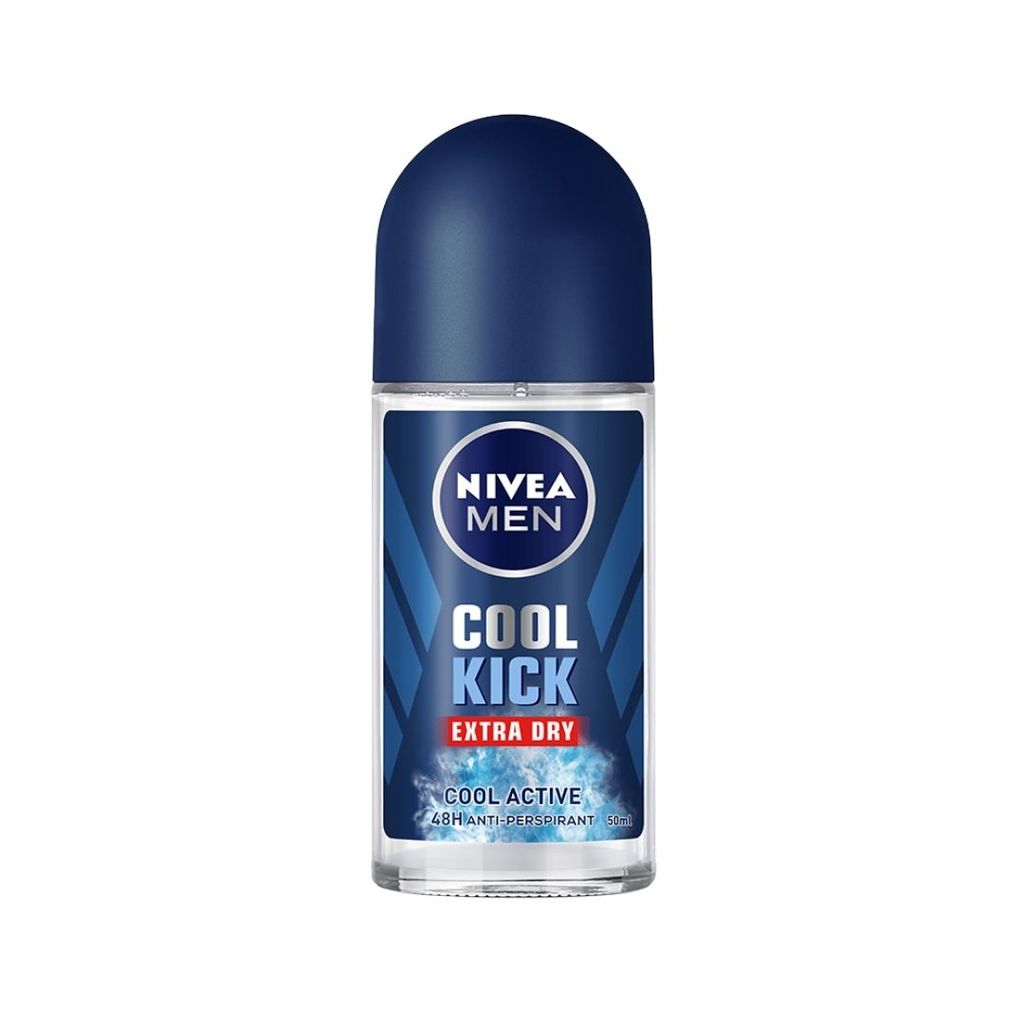 นีเวีย เมนคูลคิกโรลออน Nivea Men Cool Kick Roll-On 50ml.