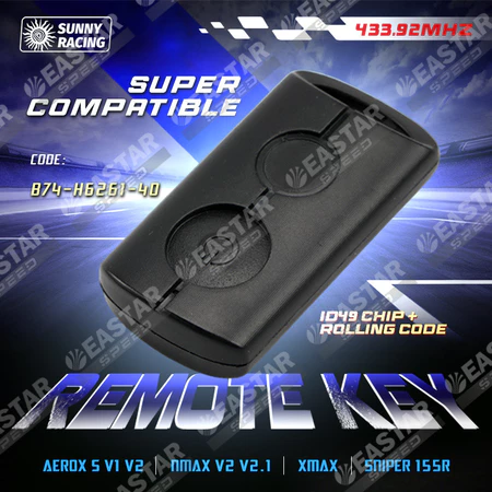 กุญแจรีโมตสํารอง (Aerox S V1 V2 / Nmax V2 V2.1 / Xmax / Sniper 155R)