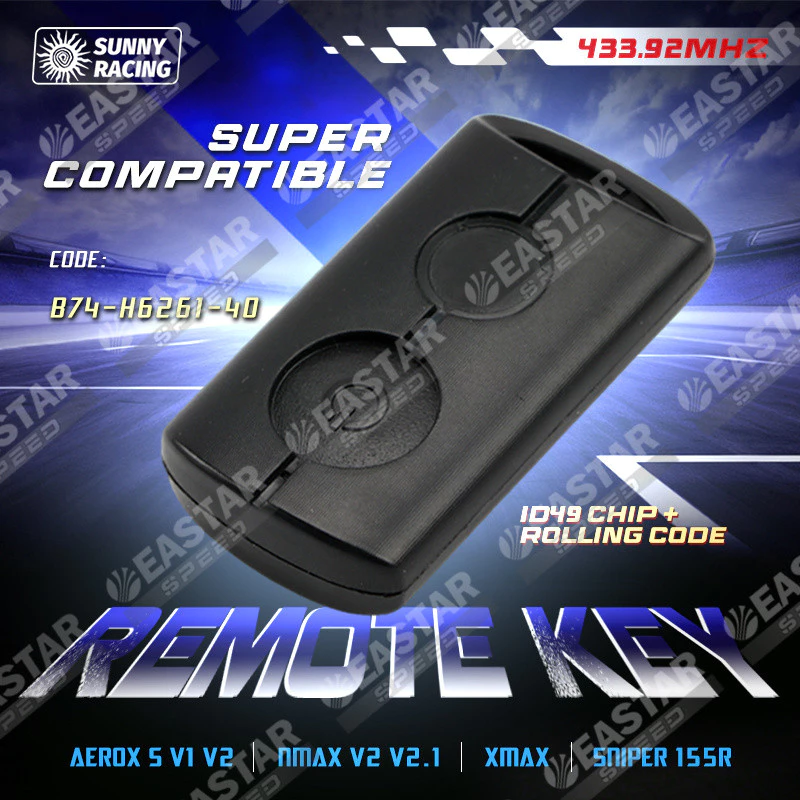 กุญแจรีโมตสํารอง (Aerox S V1 V2 / Nmax V2 V2.1 / Xmax / Sniper 155R)