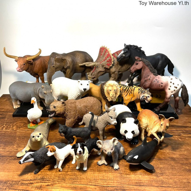 เครื่องประดับเยอรมัน ยีราฟ เสือ สิงโต สัตว์