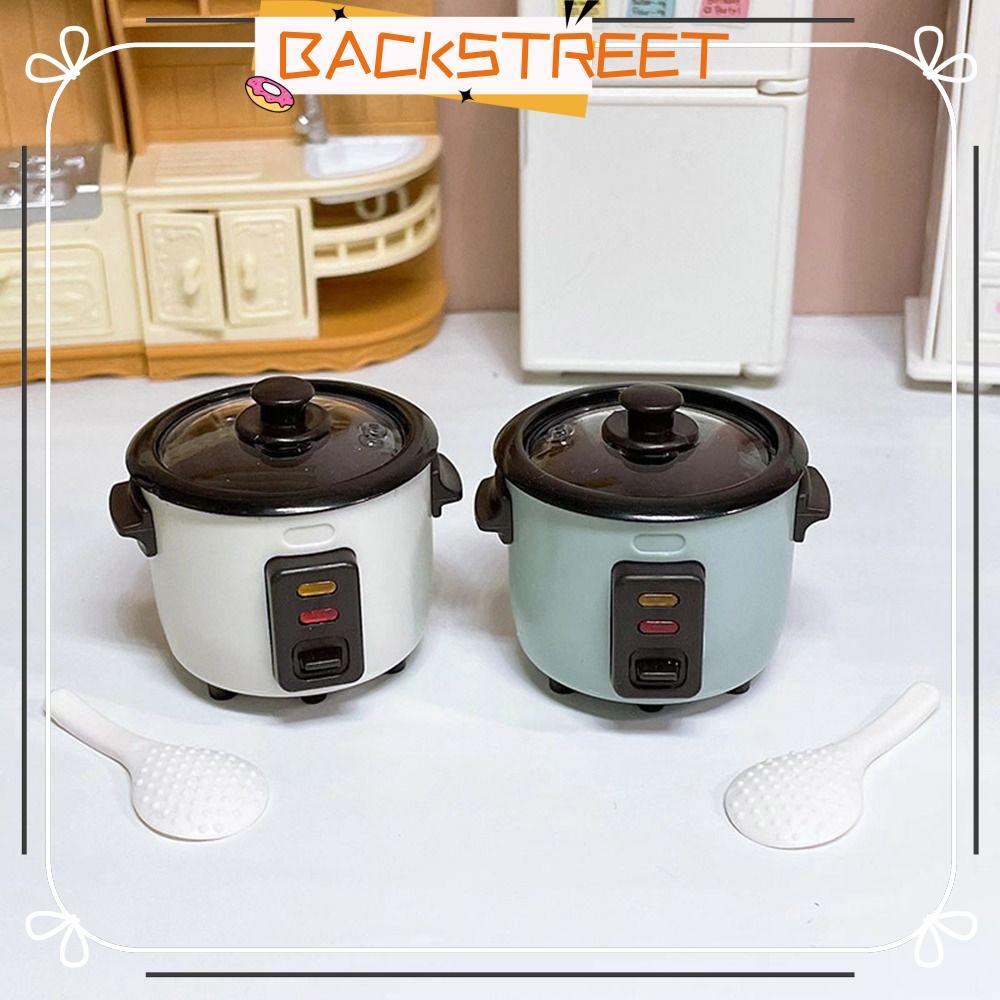 BACKSTAGEREET Mini Rice Cooker Excellent Kitchen Doll Food Doll House