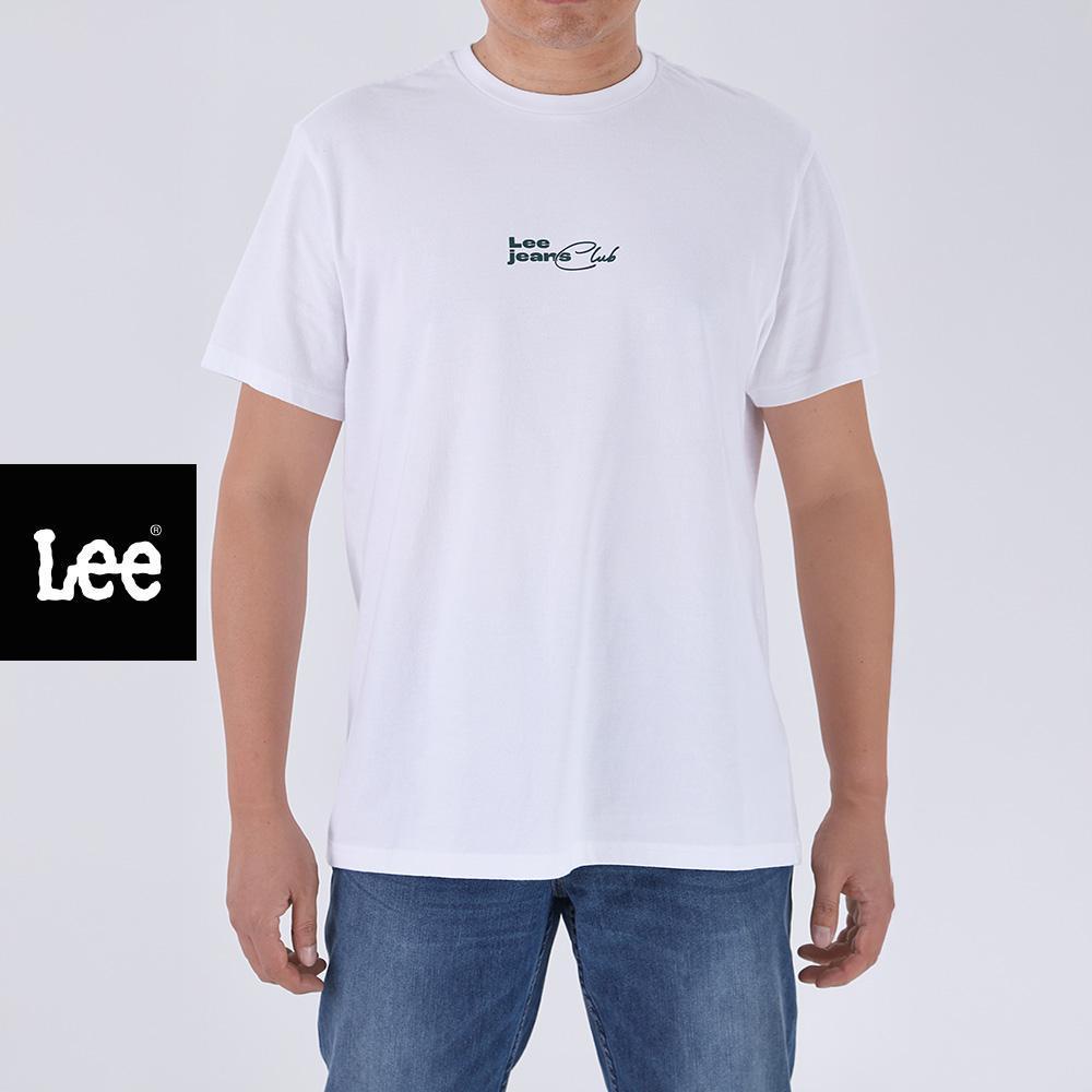LEE เสื้อยืดแขนสั้นผู้ชาย รุ่น LE S326MTSSN15 สีขาว