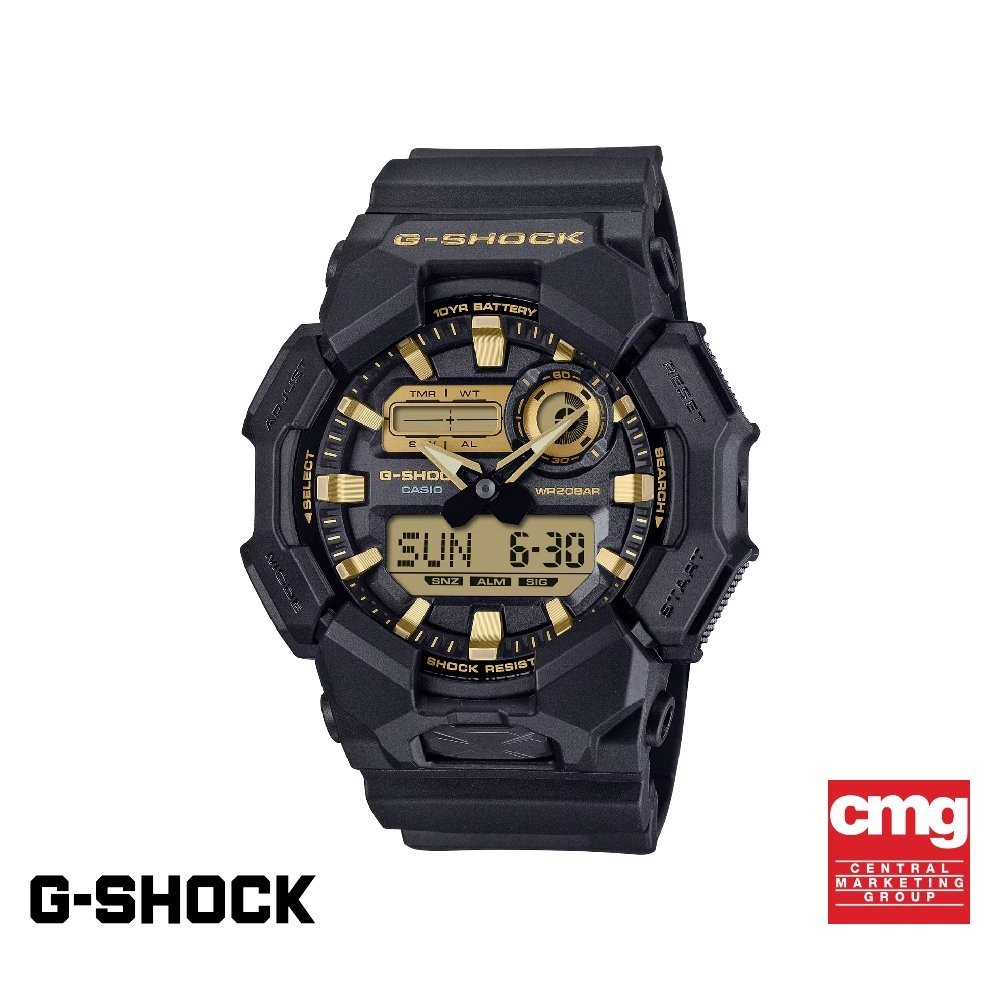 CASIO นาฬิกาข้อมือผู้ชาย G-SHOCK รุ่น GA-010GB-1A9DR สายเรซิ่น สีดำ