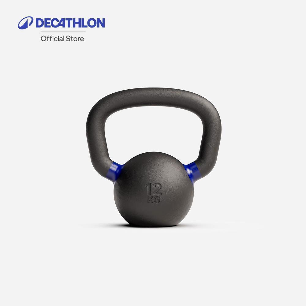 Decathlon Cross/Weight Training Kettlebell ตุ้มน้ำหนักเวทเทรนนิ่ง/ครอสเทรนนิ่งขนาด 12 กิโลกรัม รุ่น Pro Range - Black