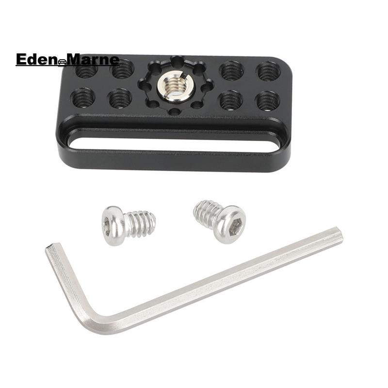 [Eden_Marner]Universal Cheese Plate Mini Quick Release Baseplate with 3/8" -Style Mount for DIY Came