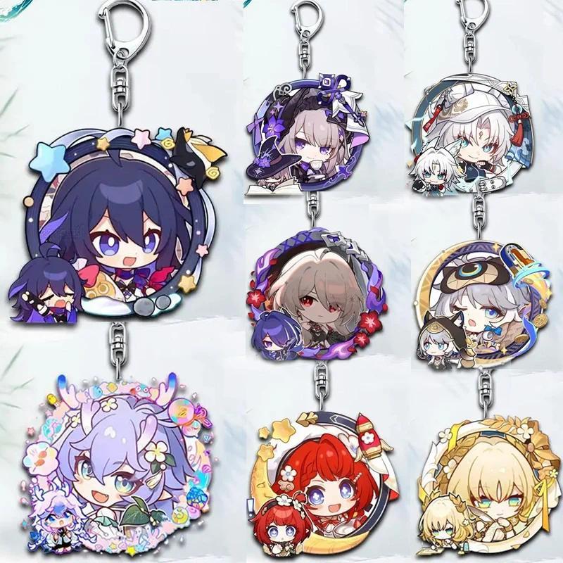 เกมใหม่ Honkai Star Rail พวงกุญแจ Hyacinthia Cifera Dan Heng Bronya Rand Asta Mydei พวงกุญแจรุ่น