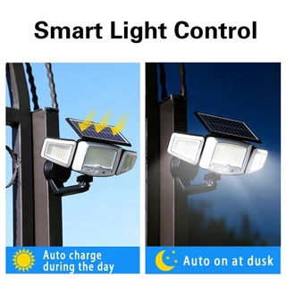 💡 ไฟโซลาร์ 3 หัว 10000W ติดแม่เหล็กไม่เจาะรู กันน้ำระดับ IP69 ส่องไกล 200 เมตร เหมาะสวน หน้าบ้าน ทางเดิน