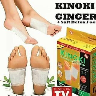 [OR] Kinoki Koyo Detox Gold 1 box isi 10 pcs Koyo Kinoki Original Kinoki Foot Patch