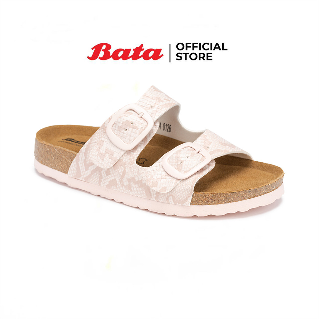 Bata บาจา รองเท้าแตะลำลอง แบบสวม สำหรับผู้หญิง รุ่น ASHLEY สีขาว 5310384 สีชมพู 5315384