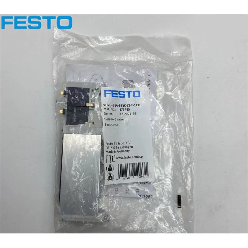 FESTO โซลินอยด์วาล์ว VUVG-B14-M52-MZT-F-1P3/1R8L 574379 578158