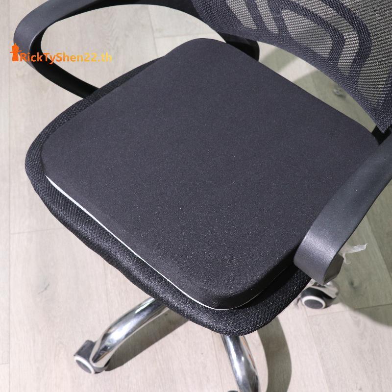 RickTyShen Memory Foam เบาะรองนั่งรถยนต์แบบพกพา Soft Pad สําหรับ Office Home Ergonomic รองรับบรรเทาความดันสําหรับนั่งยาว TH