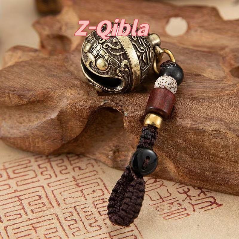 [Z-Qibla-t] จี้พวงกุญแจรถระฆังโลหะผสมย้อนยุค, แหวนกุญแจแฮนด์เมดกระดิ่งลมตะกละ, ของขวัญขนาดเล็กที่สร้างสรรค์ส่วนบุคคลสําหรับผู้ชายและผู้หญิง