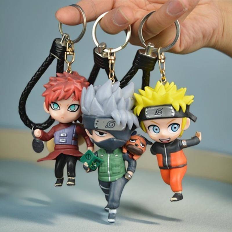 Naruto Garage Kits Model Furnishing Articles Keychain Pendants Cartoon Naruto Itachi Uchiha Doll I8t