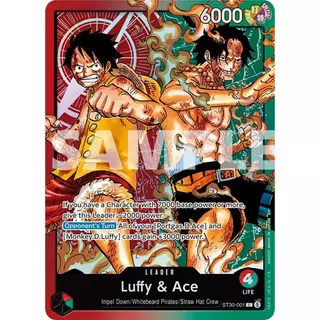 การ์ดคอลเลกชัน ONE PIECE LLffy & Ace EN การ์ดอนิเมะเกมทํามือคุณภาพสูง