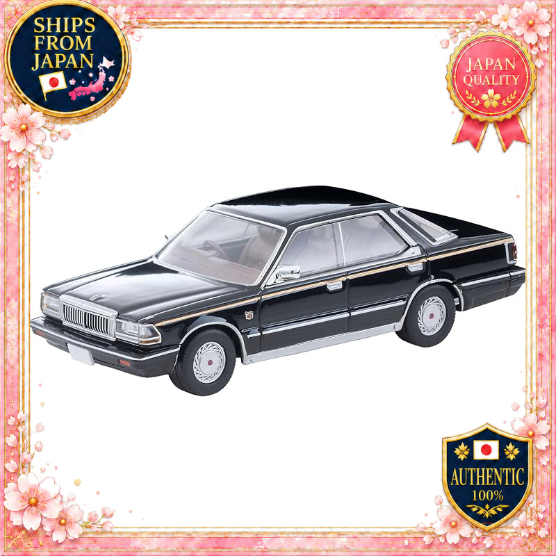 TOMYTEC Tomica Limited Vintage Neo 1/64 LV-N168c Nissan Cedric HT V30 Turbo Brougham VIP Black 1985 